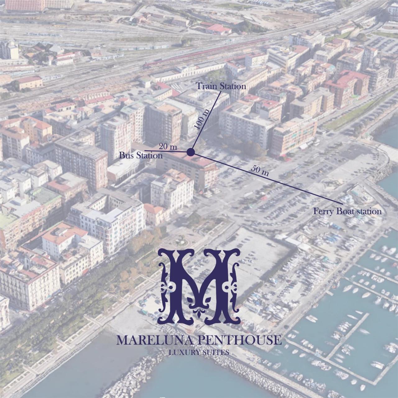 ساليرنو Mareluna Penthouse - Luxury Suites المظهر الخارجي الصورة